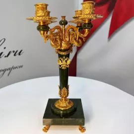 Hermitage jade candelabra for 4 candles